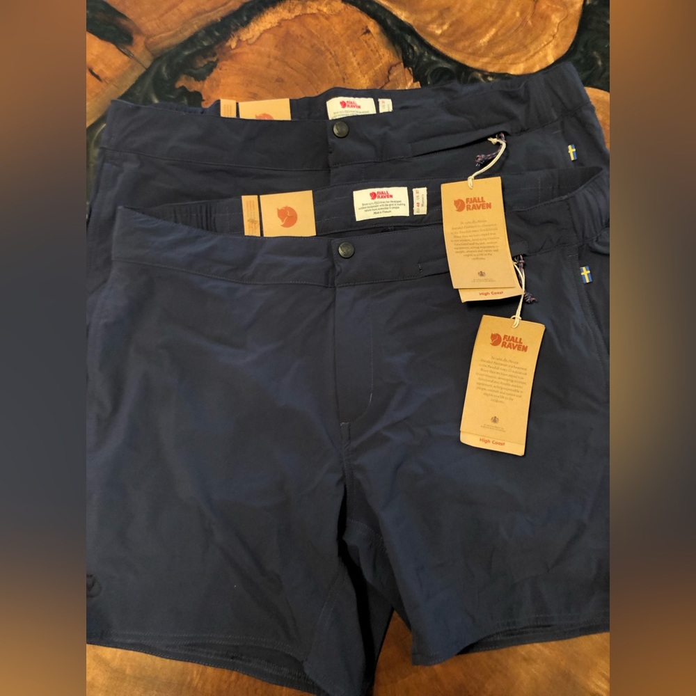 NWT fjallraven bundle high coast shorts